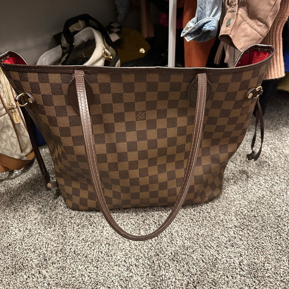 Authentic Louis Vuitton Neverfull MM Damier Ebene - Picture 5 of 10